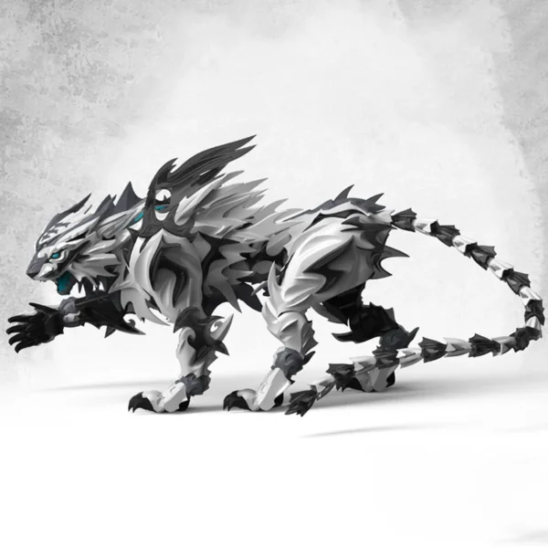 Hổ ShenX FX-7800 – Mô hình lắp ráp Bạch Hổ Trung Hoa giả kim