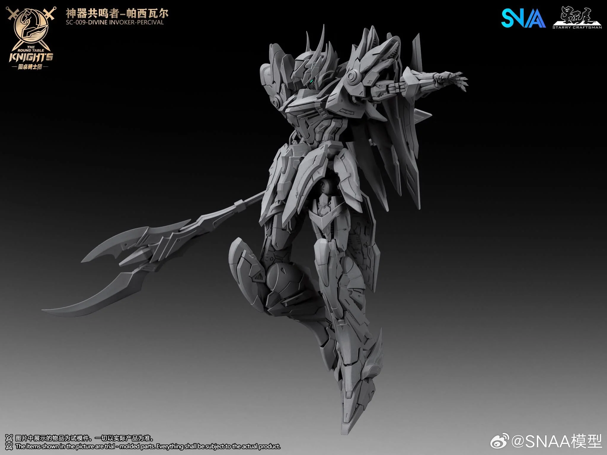 SNAA Hiệp Sĩ Bàn Tròn - SC-009 - Percival Deluxe Version - Model Kits 1/144 11 snna hiep si ban tron mechazone 6