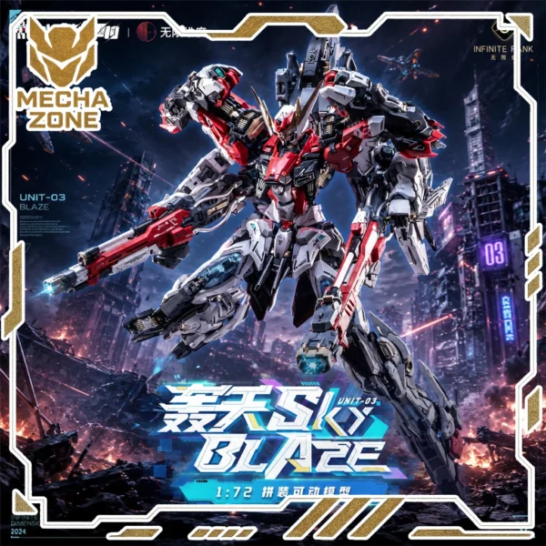 Home 17 Mô Hình Lắp Ráp ANIMESTER × INFINITE DIMENSION – UNIT 03 "SKY BLAZE"