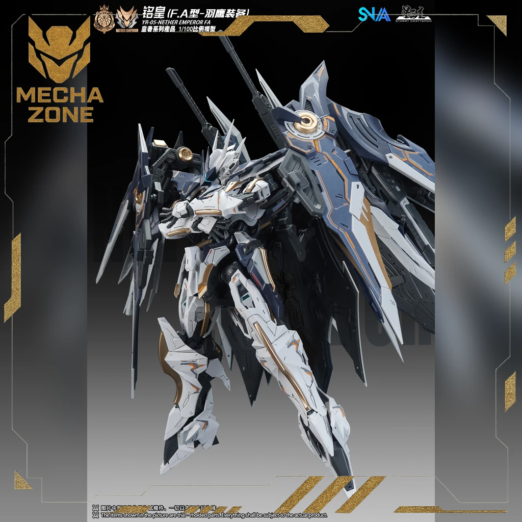 Mô Hình Lắp Ráp SNAA 1/100 YR-05 Nether Emperor FA (Falcon Armor Ver) 13 Mô Hình Lắp Ráp SNAA 1/100 YR-05 Nether Emperor FA (Falcon Armor Ver) - Ảnh 13