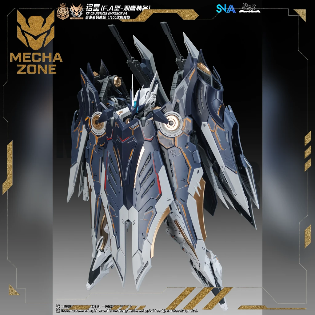 Mô Hình Lắp Ráp SNAA 1/100 YR-05 Nether Emperor FA (Falcon Armor Ver) 12 Mô Hình Lắp Ráp SNAA 1/100 YR-05 Nether Emperor FA (Falcon Armor Ver) - Ảnh 12