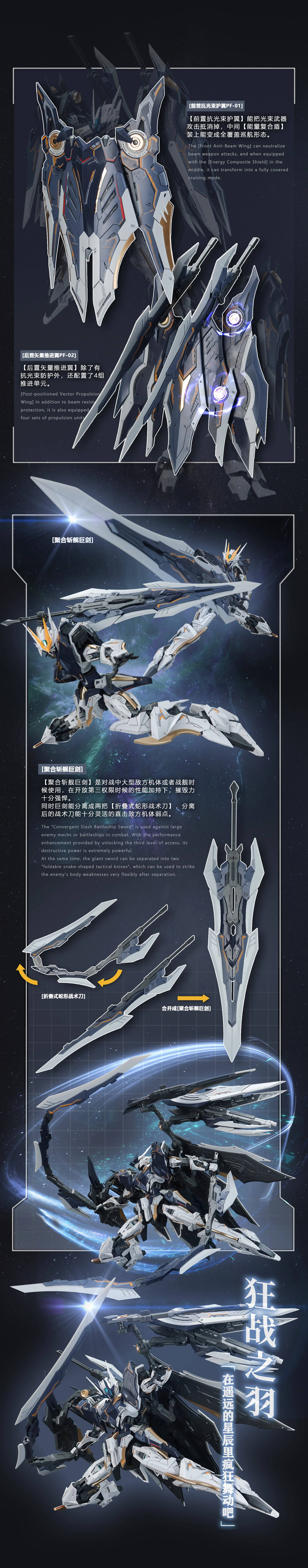 Mô Hình Lắp Ráp SNAA 1/100 YR-05 Nether Emperor FA (Falcon Armor Ver) 23 mechazone 长2 3